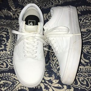 Classic Old Skool leather Vans